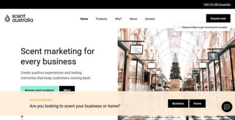 Scent Australia – Ecommerce Marketing Solution Website
