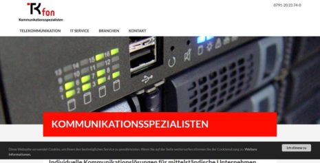Tkfon – Baden Württemberg Telephone System Website