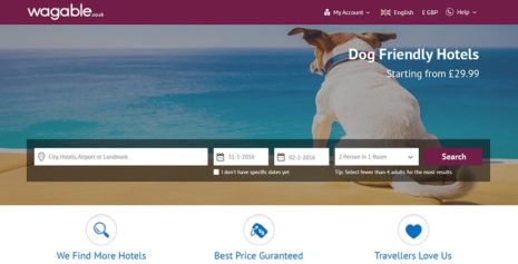 Wagable – Dog Friendly Expedia Hotel Reservation Portal