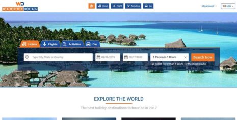 Travel Booking Websites USA – Wanderdeal