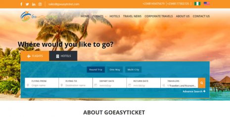 Goeasyticket.com – Flight and Hotel Solutions