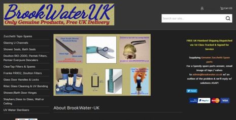 Brook-water – Ecommerce Website For British Equipment